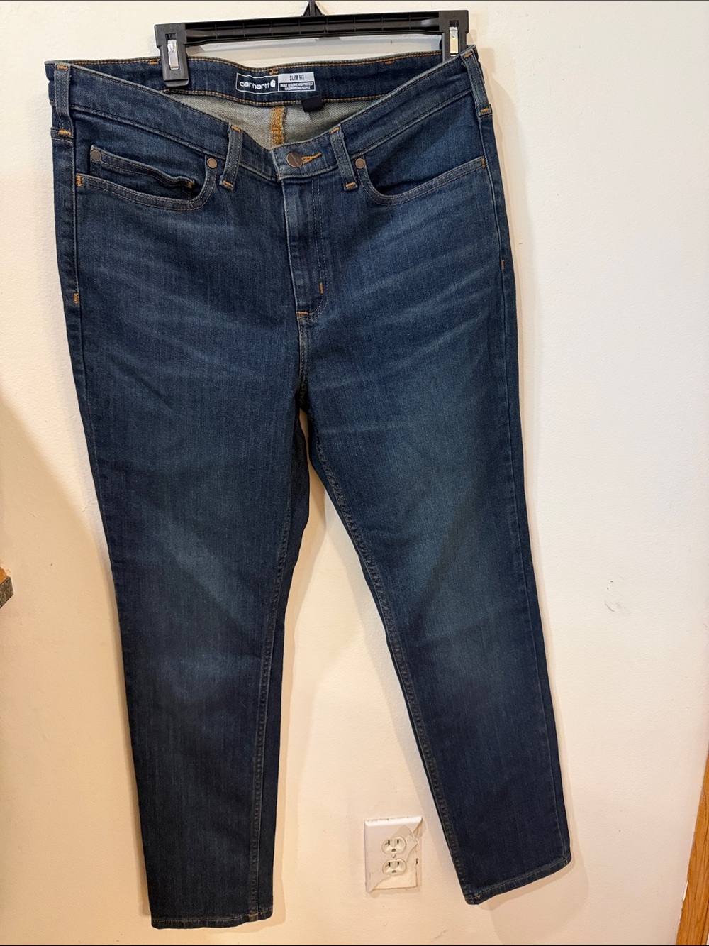 Carhartt Men’s Slim Straight Dark Indigo Jeans